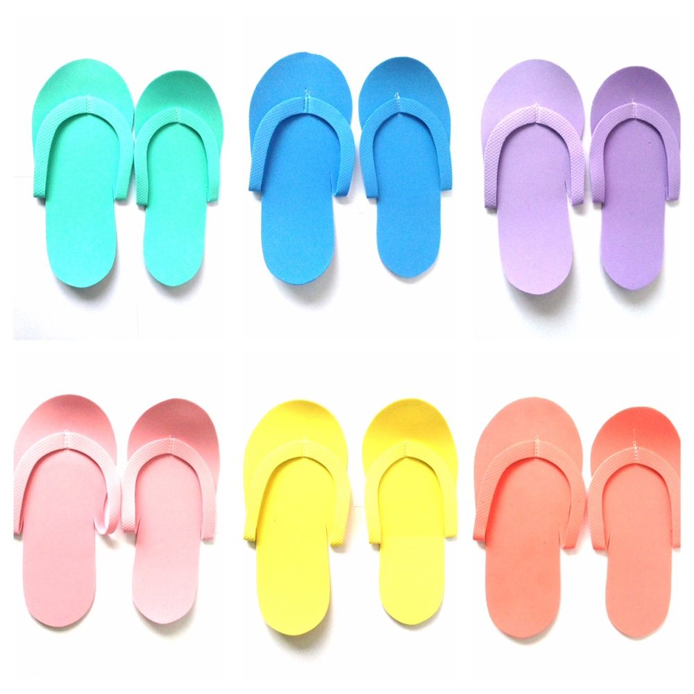 Multi Colour Non-Slip Pedi Slippers