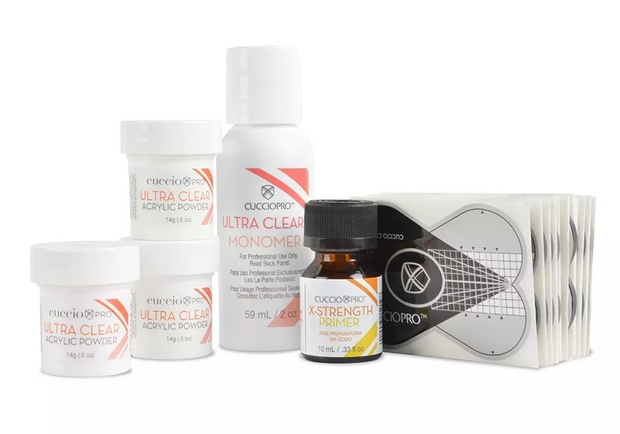 Cuccio Ultra Clear Acrylic System Mini Kit