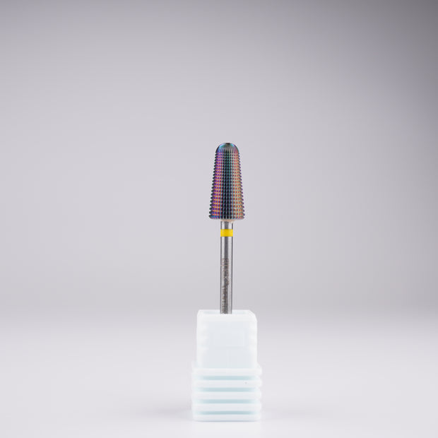 Apex® Professional Tungsten Carbide Electric Nail Drill Bit (Rainbow, Volcano 2 Way)