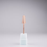 Apex® Professional Tungsten Carbide Electric Nail Drill Bit (Rose Gold, Volcano 2 Way)